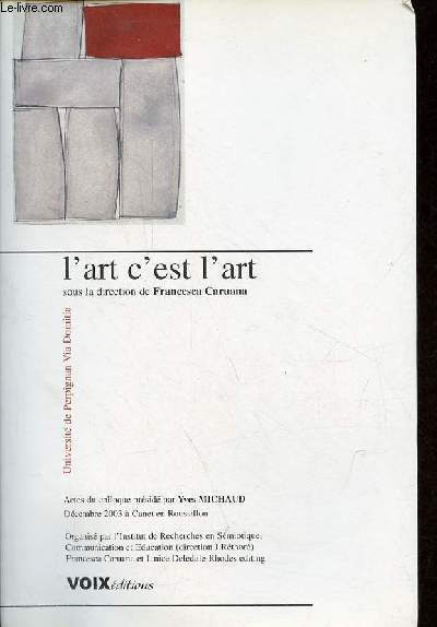 L'art c'est l'art