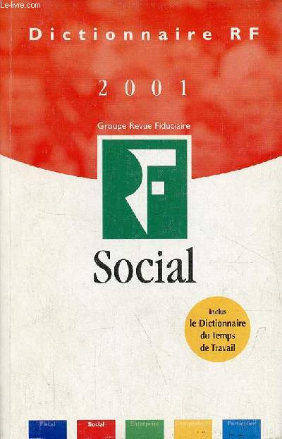 Dictionnaire RF 2001 Social - 20e dition.