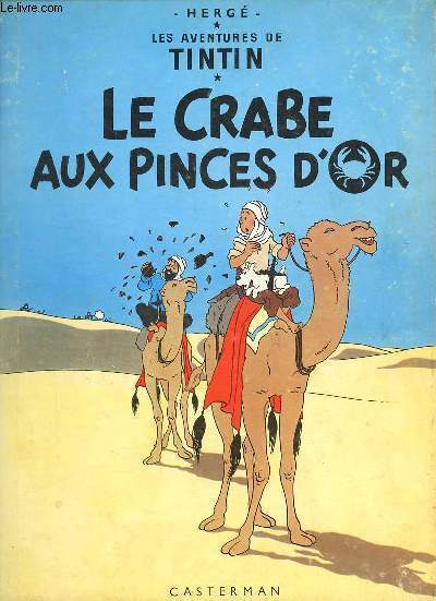 Les aventures de Tintin - Le crabe aux pinces d'or.