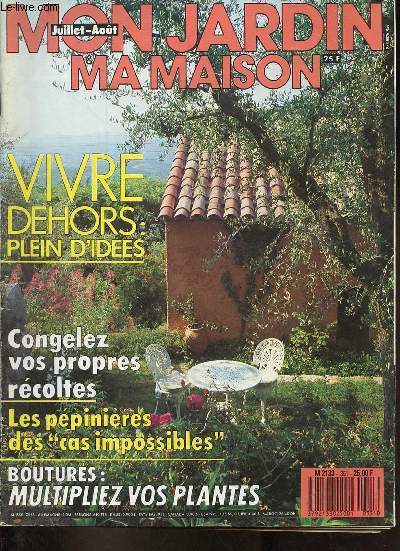 Mon jardin ma maison n351 juillet aot 1988 - Le guide du savoir faire - c'est beau la France - slection de plantes - les adresses utiles - toutes les nouveauts - le jeu des jardins dans un jardin - la maison des grandes vacances ...