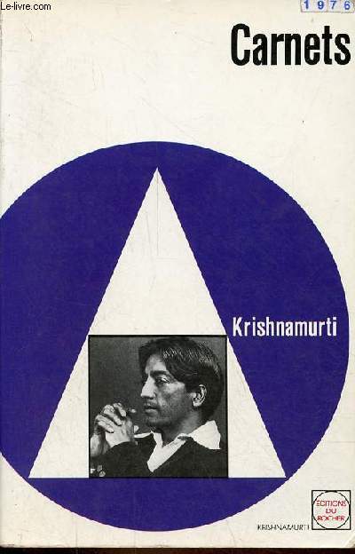 Carnets de Krishnamurti.