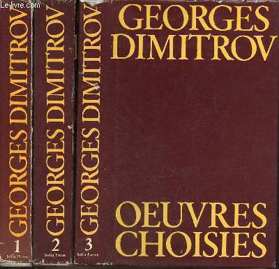 Oeuvres choisies - Tome 1+2+3 (3 volumes).