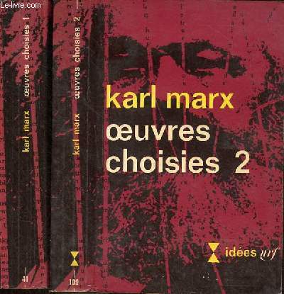 Oeuvres choisies - Tome 1 + Tome 2 (2 volumes) - Collection ides n41-109.