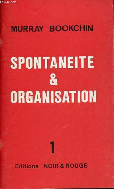 Spontaneite & organisation 1.