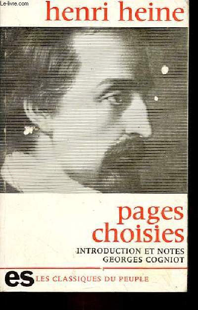 Pages choisies - Collection les classiques du peuple.
