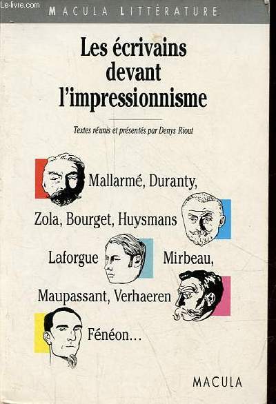 Les crivains devant l'impressionnisme - Collection Macula Littrature.