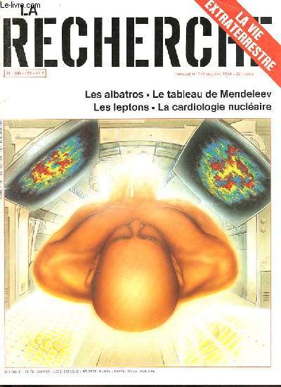 La Recherche n159 octobre 1984 - La gense du tableau de Mandeleev - la cardiologie nuclaire - les albatros - les leptons - la recherche de la vie extraterrestre - des substances de groupes sanguins en prouvette - cypia : un nouveau test de toxicit...