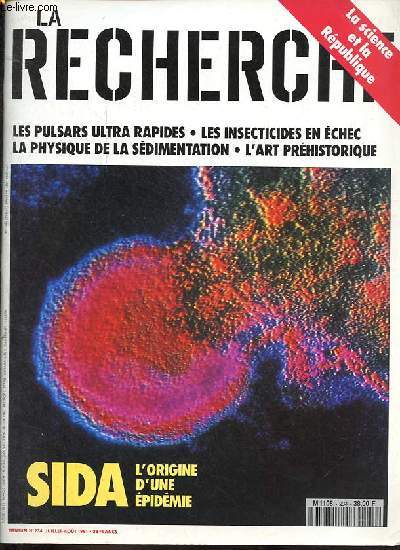 La Recherche n234 juillet-aot 1991 - Les pulsars millisecondes - l'art des chasseurs palolithiques - la physique de la sdimentation - la rsistance des insectes aux insecticides - les incendies de fort - un dbat fin de sicle ...