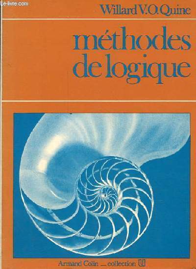Mthodes de logique - Collection U.