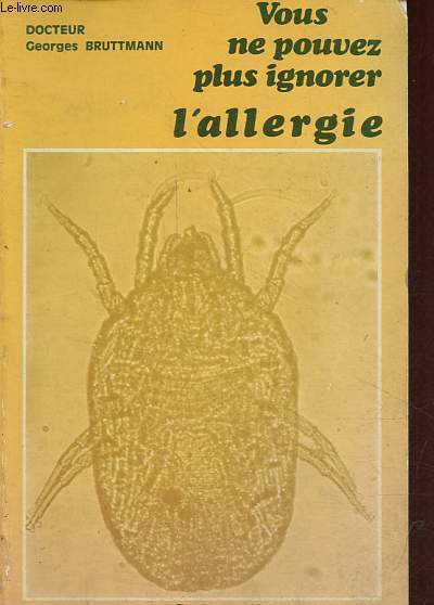 Vous ne pouvez plus ignorer l'allergie.