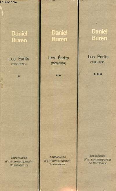 Les crits 1965-1990 - Tome 1 + Tome 2 + Tome 3 (3 volumes).