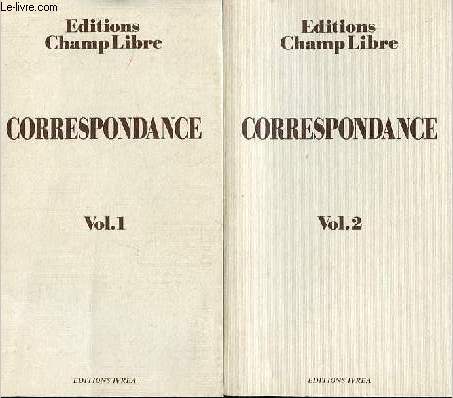 Correspondance - Volume 1 + Volume 2.