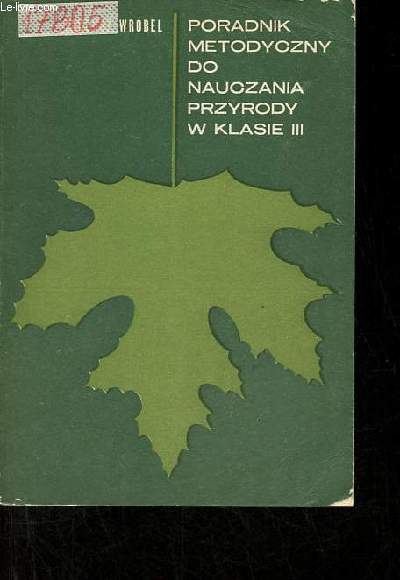 Poradnik metodyczny do nauczania przyrody w klasie III.