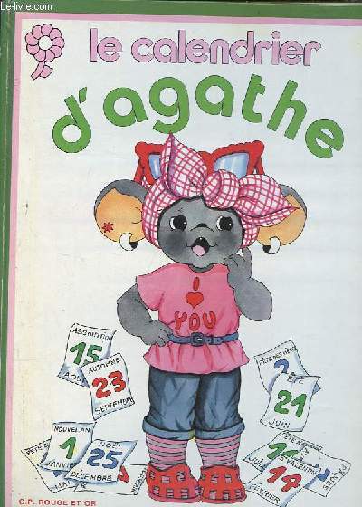 Le calendrier d'Agathe.