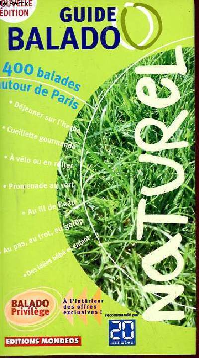 Guide Balado - 400 balades autour de Paris.