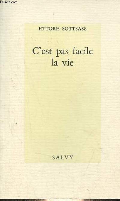 C'est pas facile la vie (Chanson africaine).