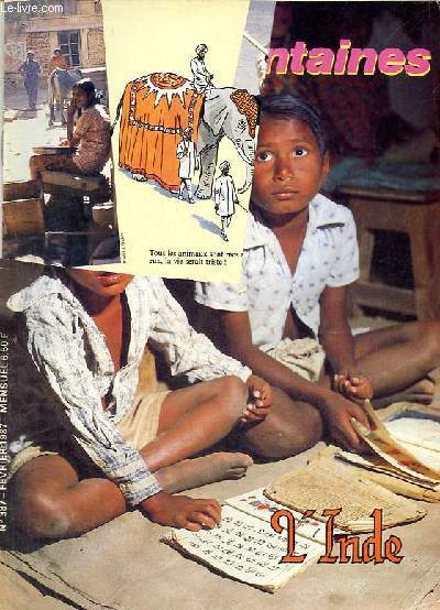 Terres lointaines n387 fvrier 1987 - L'Inde - Namast - babu, ashul ete les ardoises - un pays au superlatif - la plus grande dmocratie du monde - menaces sur le temple d'or (bd) - kal - la vie entre tes doigts - poster : bombay - poeme etc.