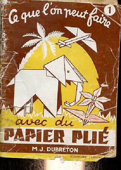 Ce que l'on peut faire avec du papier pli.