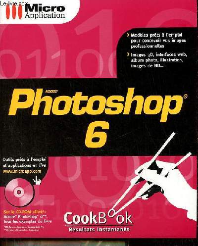 Photoshop 6 - CD-ROM inclus + en supplment un CD training formation multimdia interactive photoshop 6.