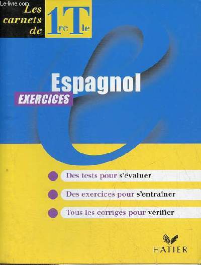 Les carnets 1re / Terminale - Espagnol - Exercices.