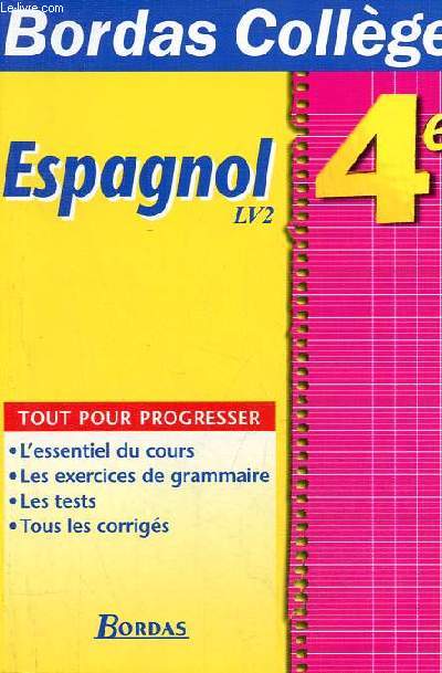Bordas Collge Espagnol LV2 4e.