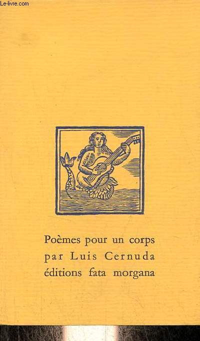 Pomes pour un corps.