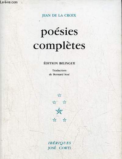 Posies compltes - dition bilingue - Collection ibriques.