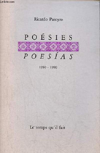 Posies / Poesias 1950-1990.