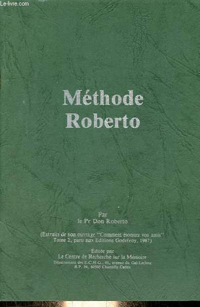 Mthode Roberto - Extrait de son ouvrage 