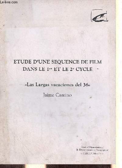 Etude d'une sequence de film dans le 1er et le 2e cycle 