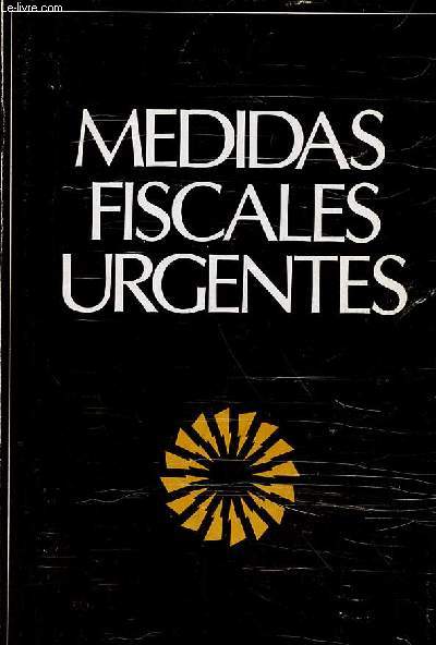 Medidas fiscales urgentes.