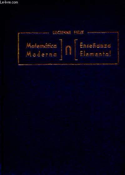 Matematica Moderna Ensenanza Elemental.
