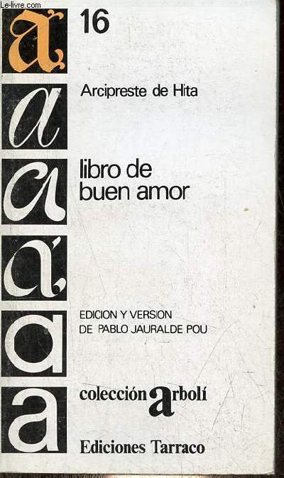 Libro de buen amor - Coleccion Arboli n16.