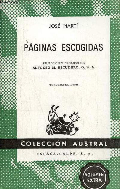 Paginas escogidas - tercera edicion - Coleccion Austral n1163.