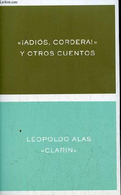 Adios, cordera ! y otros cuentos - Coleccion Clasicos y Modernos n17.