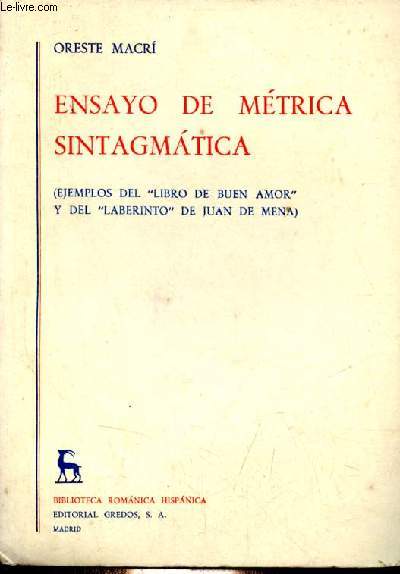 Ensayo de mtrica sintagmatica (ejemplos del 