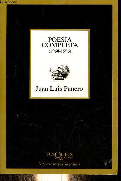 Poesia completa (1968-1996) - Coleccion Marginales Nuevos textos sagrados n153.