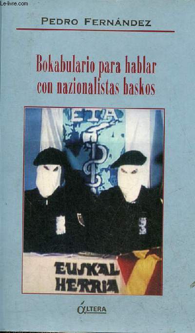 Bokabulario para hablar con nazionalistas baskos.