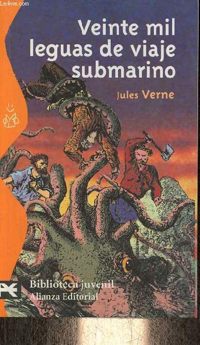 Veinte mil leguas de viaje submarino - Coleccion Biblitoeca juvenil n8020.