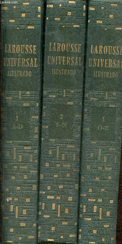 Larousse universal diccionario enciclopdico - Volume 1 + 2 + 3.