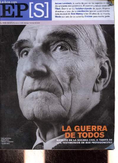 El pais semanal numero 1545 domingo 7 de mayo de 2006 El retorno del creador de Gaia por Rosa Montero fotografia de Tim Cuff - volver a caminar por Lula Gomez fotografia de Consuelo Bautista - conciliar es posible por Beln Cebrain fotografia de Guillermo
