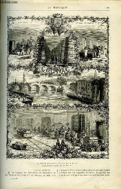 LA MOSAIQUE REVUE PITTORESQUE ILLUSTREE DE TOUS LES TEMPS ET DE TOUS LES PAYS, TOME 1er, N7