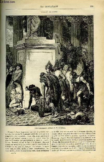 LA MOSAIQUE REVUE PITTORESQUE ILLUSTREE DE TOUS LES TEMPS ET DE TOUS LES PAYS, TOME 1er, N26