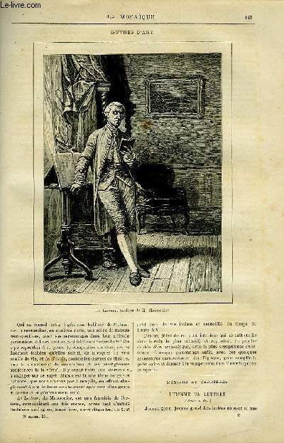 LA MOSAIQUE REVUE PITTORESQUE ILLUSTREE DE TOUS LES TEMPS ET DE TOUS LES PAYS, 3me ANNEE, N19