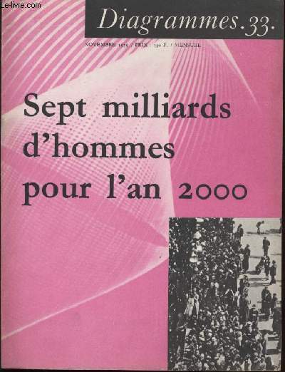 Diagramme N 33 - Sept milliards d'hommes pour l'an 2000