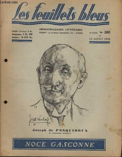 Noce gasconne suivi de Sous le soleil de satan par GEORGES BERNANOS.