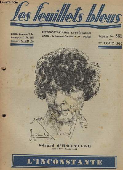 L'inconstante suivi de Sous le soleil de satan par GEORGES BERNANOS.