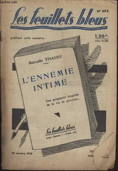 L'enemie intime suivi de Trio par PAUL REBOUX.