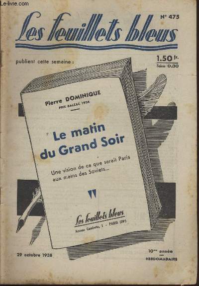 Le matin du grand soir suivi de L'enemie intime par MARCELLE TINAYRE.