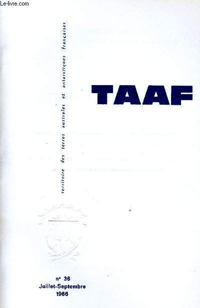 TAAF - TERRES AUSTRALES ET ANTARCTIQUES FRANCAISES - N 36